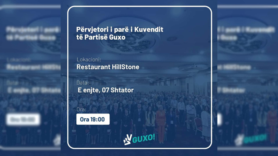 Mbahet përvjetori i parë i kuvendit të Partisë GUXO!