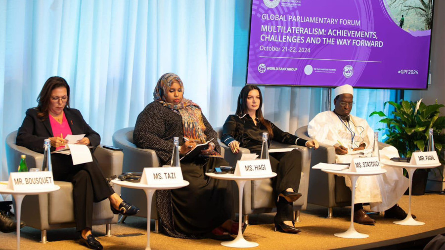 Nënkryetarja e Partisë GUXO, Jeta Statovci duke përfaqësuar Kosovën