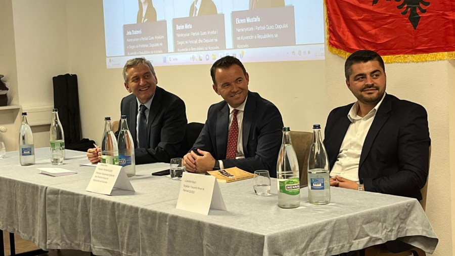 Bashkëkryetari Faton Peci në takim me mërgaten