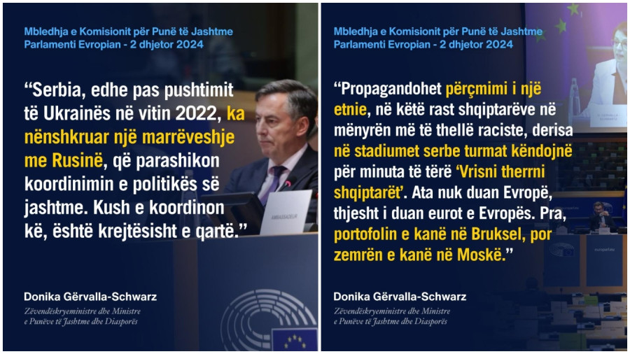 Serbia po kopjon strategjitë ruse