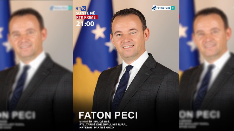 Bashkëkryetari i Partisë GUXO nga ora 21:00 i ftuar në emisionin "RTK Prime"