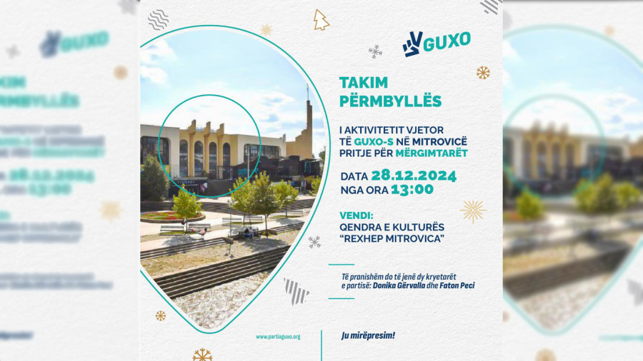 Ju mirëpresim nesër në Mitrovicë!